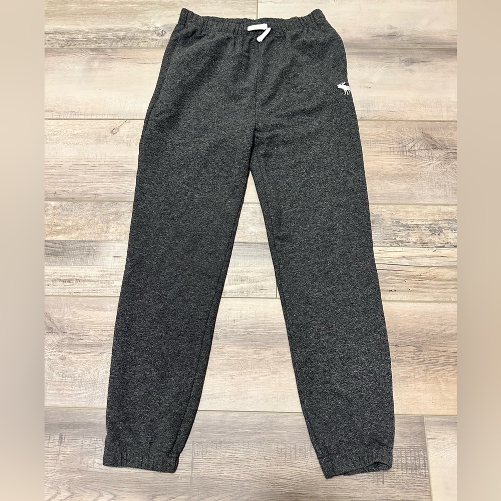 Abercrombie Kids Gray Sweatpants with Elastic Cuffs